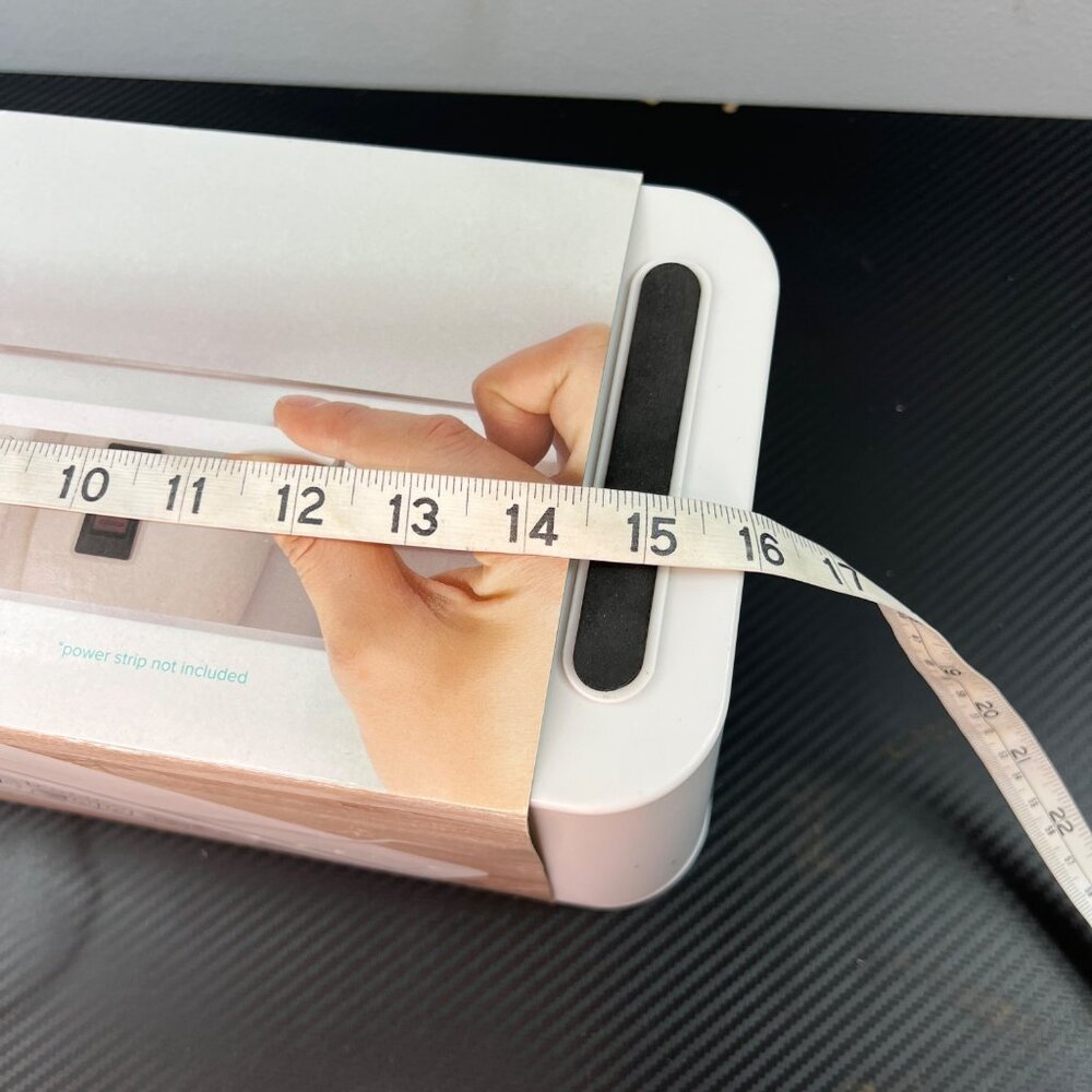NEW UTWire In-Box Cable Organizer Box White Surge Protector Cables Power Strip - Picture 7 of 10